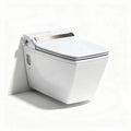 Toilette intelligente con bidet integrato in ceramica bianca e dimensioni 70 x 40 x 40cm